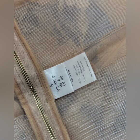 🆕 BRONX & BANCO 🧿 NWOT Jasmine Maraya White Mini Dress - Sz S / US 4 - Picture 16 of 16